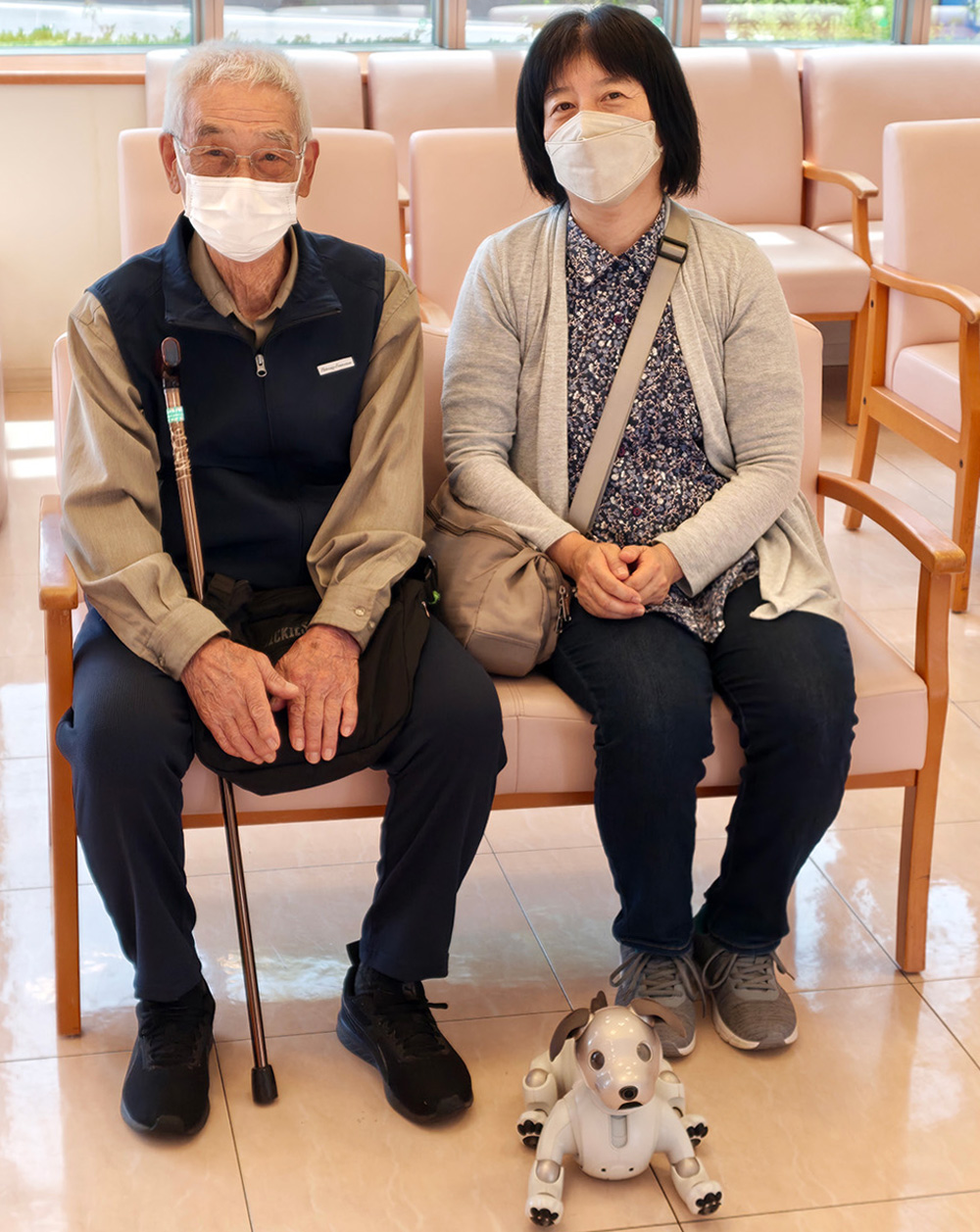 病院庭写真
